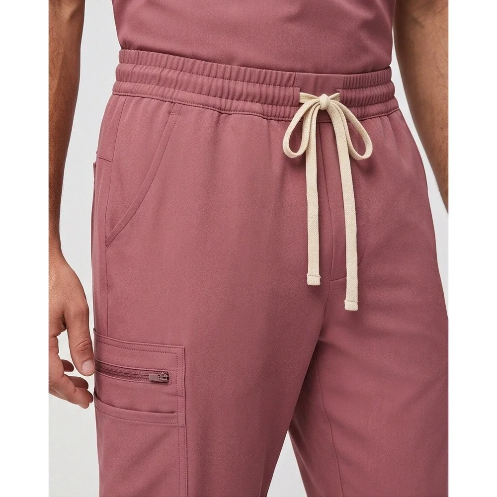 FIGS 18W‎ Zamora Jogger Scrub Pants Mauve Pink Unisex W18SW2005P Pockets